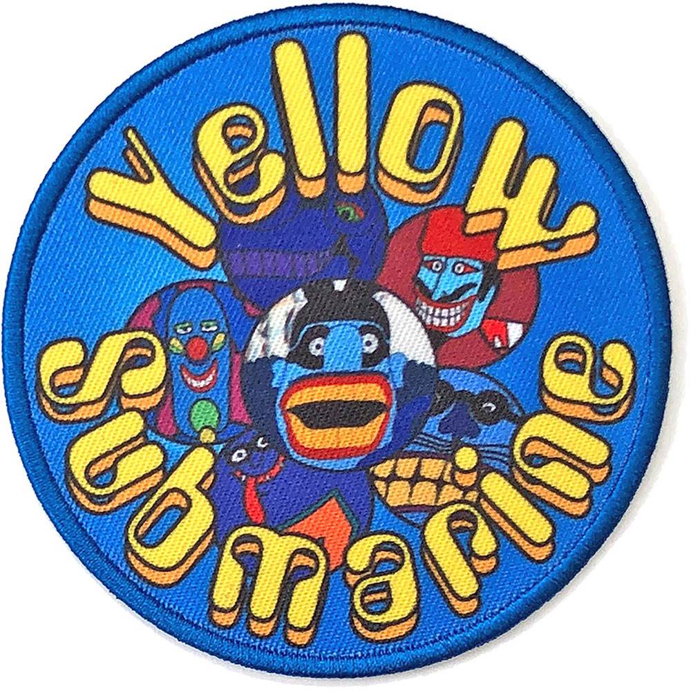 THE BEATLES ビートルズ (結成 65周年 ) - Yellow Submarine Baddies Circle / ワッペン - PGS
